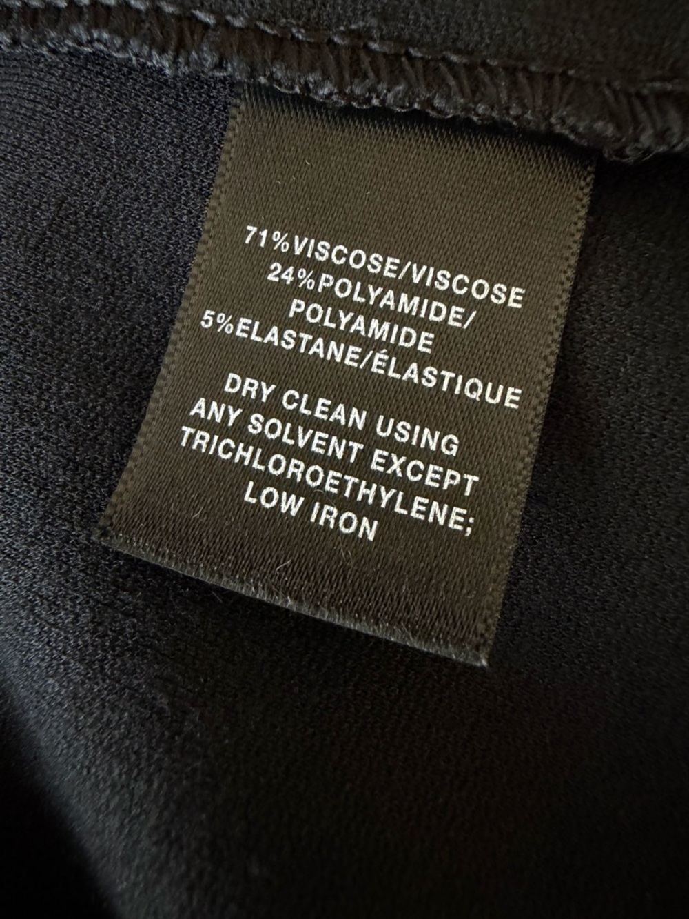 Lafayette 148 New York | Black Ponte Knit Longline Vest - Small - Picture 10 of 10